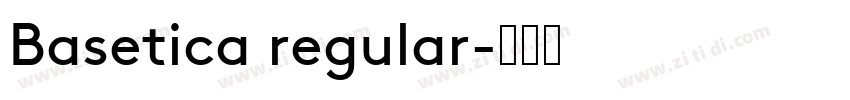 Basetica regular字体转换
